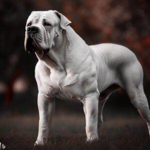 white cane corso dog